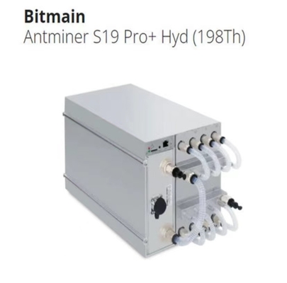 A19Pro +Hyd 198TH/S 5445W 빗코이온 앤트미네르 Asic 광부 블록체인 광부 앤트미네르 S19